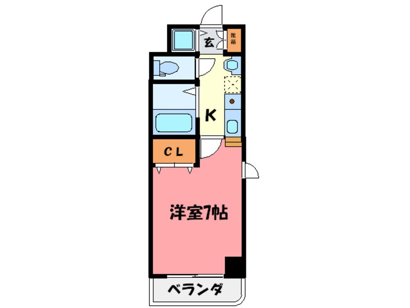 間取図 ル・フォン今里