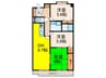 パレフル－ル 3DKの間取り