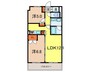 サニ－プレイス西芦屋２号館 2LDKの間取り