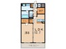 サニ－プレイス西芦屋２号館 1LDKの間取り