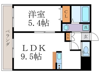 間取図 La Fite OMIYA