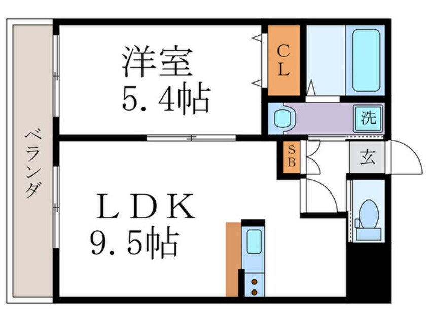 間取図 La Fite OMIYA