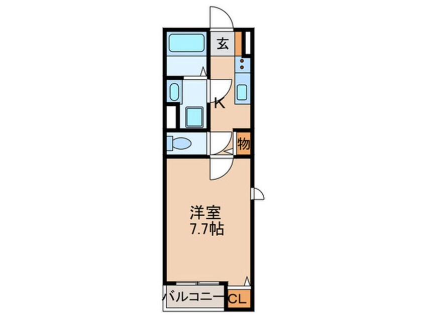 間取図 アールグレイコート園田