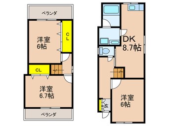 間取図 MAYUMIハウス２１０号館北船橋町