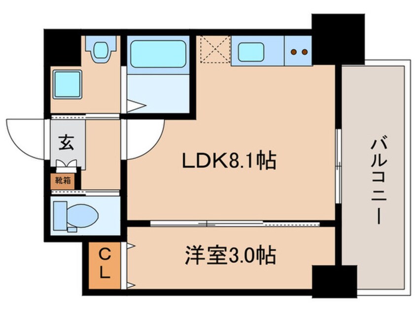 間取図 テラ西九条