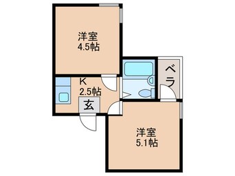 間取図 すばる一番館
