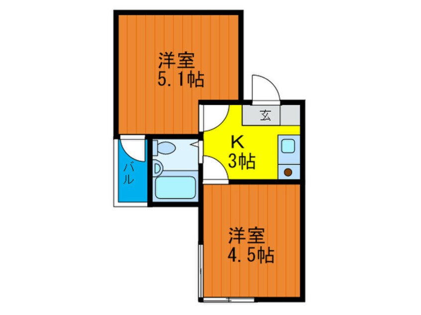 間取図 すばる一番館