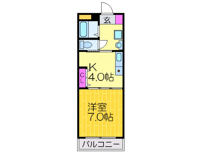 間取図 オルフェア我孫子Ⅲ番館