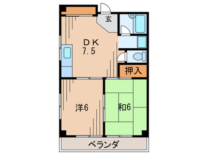 間取図 ＩＳアンドウジ