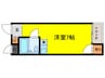第一東洋ハイツ 1Rの間取り