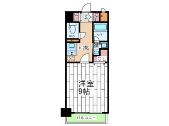 間取図 ＣＯＣＯＲＯ－ＷＥＳＴ