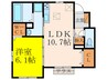 プラム江坂 1LDKの間取り