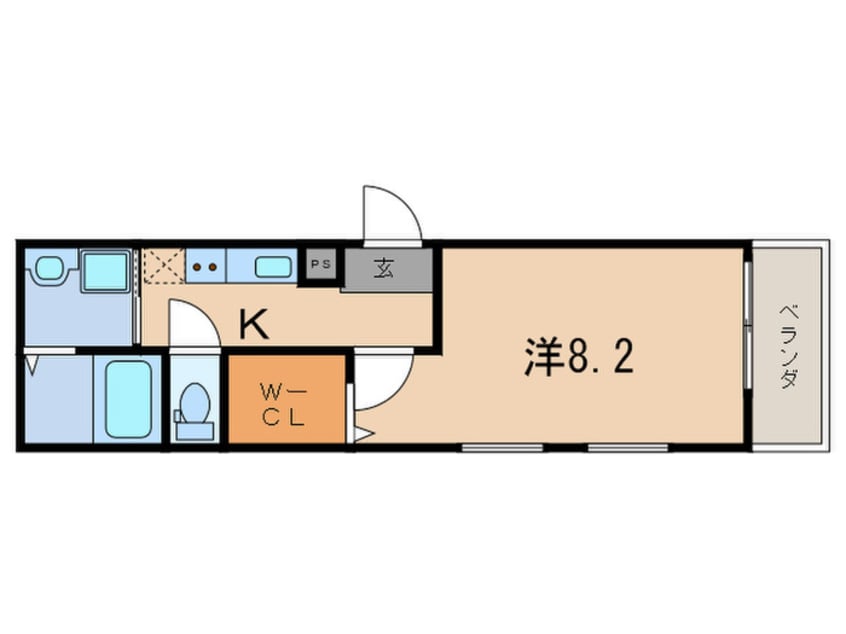 間取図 フジパレス西宮ＥＡＳＴ