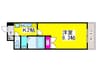 ２ｎｄ　Ｋ 1Kの間取り