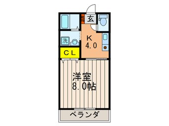 間取図 リベルテ北山Ｂ棟