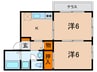 サンコ－ト 2Kの間取り