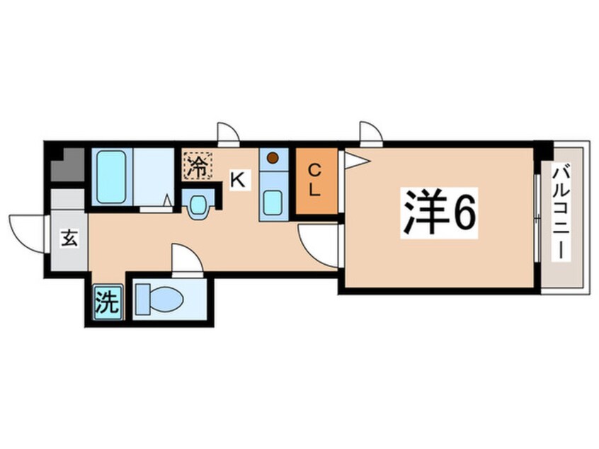 間取図 ポレ－ル新石切