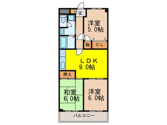 間取図 レジデンス猪名川パークサイド