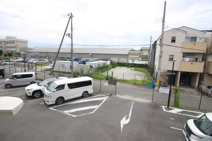 室内からの展望 矢田貸家