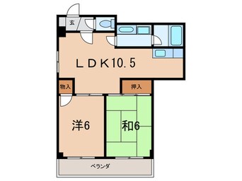 間取図 アンシャンテ