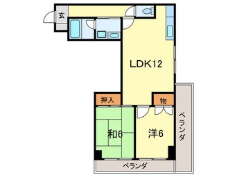 間取図 アンシャンテ