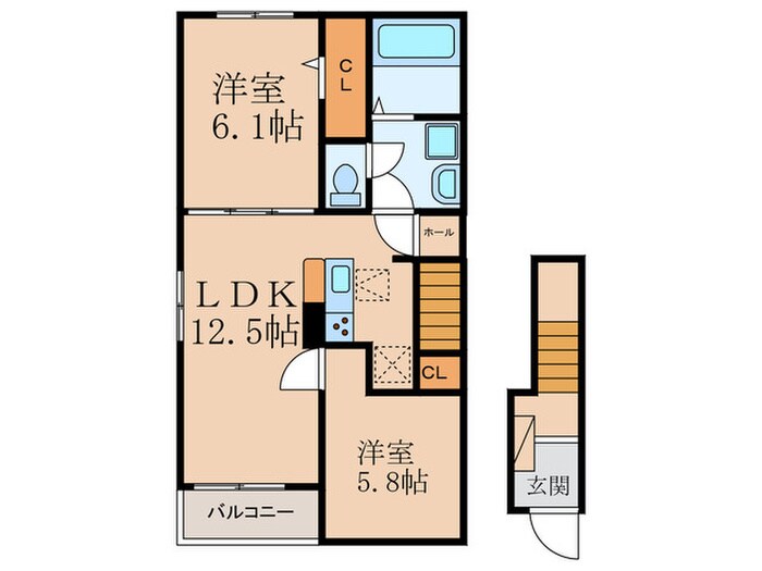 間取り図 ヒカルサ大津唐崎Ⅰ