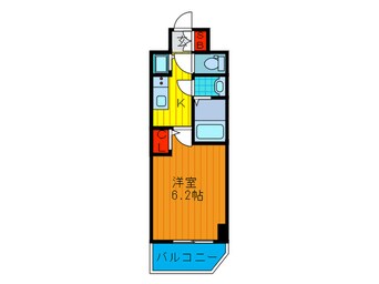 間取図 ﾒｲﾝｽﾃｰｼﾞ大阪North Mark(209)