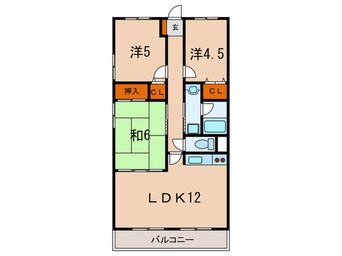 間取図 グリ－ンゲ－ト清玄