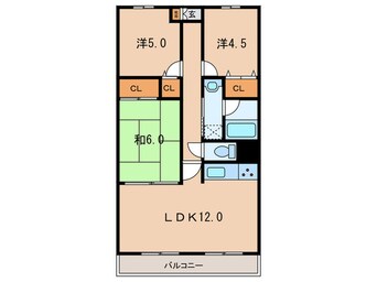 間取図 グリ－ンゲ－ト清玄