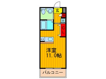 間取図 シャンテー御殿山　２番館