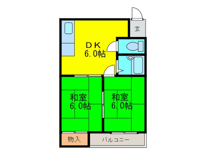 間取り図 プレアール竹渕東