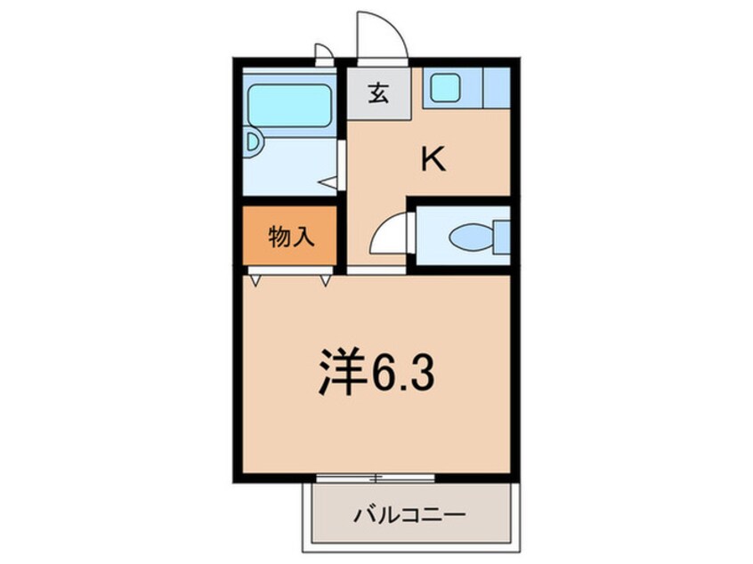 間取図 ビ－ライン甲南