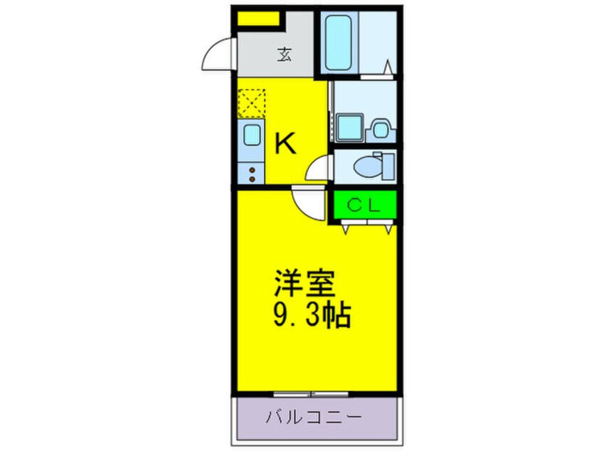 間取図 フジパレス長原ウエスト