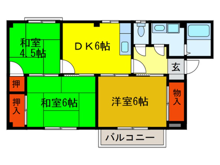 間取図 サンヴィレッジ上尾Ⅱ