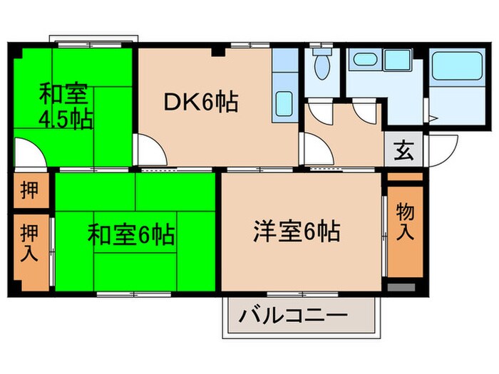間取り図 サンヴィレッジ上尾Ⅱ