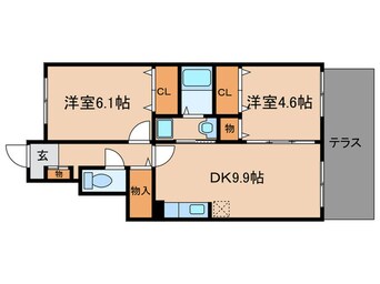 間取図 JARDIN　DE　TOURNESOL