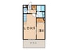 サンライズ 1LDKの間取り