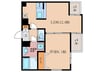 四条コート西洞院 1LDKの間取り
