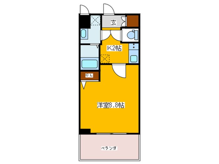 間取り図 プレサンス谷町九丁目駅前(918)