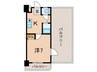 ヴィラパストラル２ 1Kの間取り