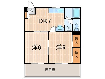 間取図 スカイハイツ安倉