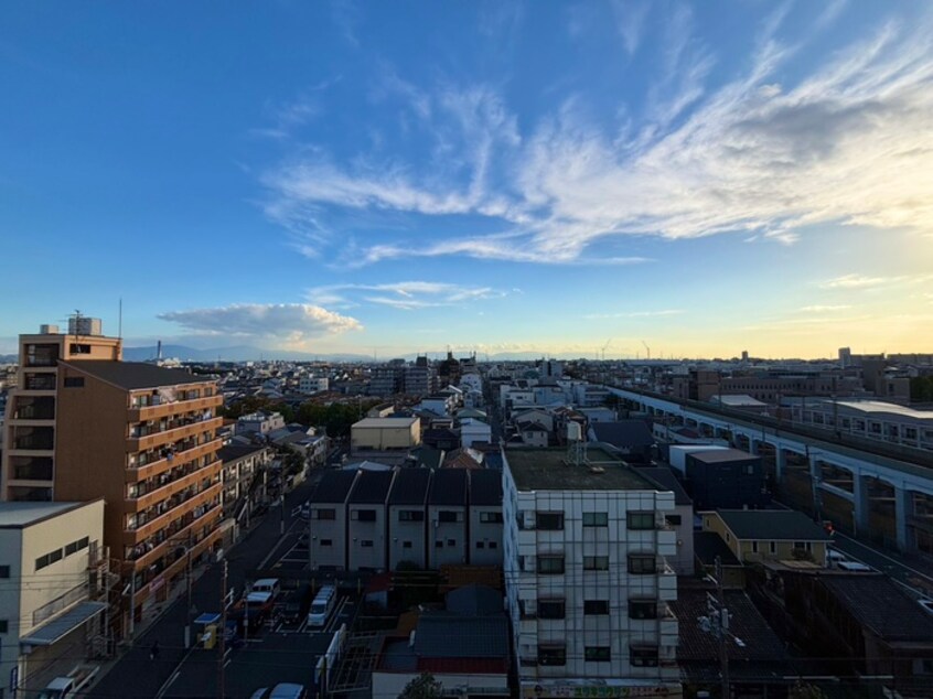 室内からの展望 シロハイヌ湯里