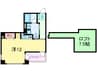 ア－クタマタニビル 1Rの間取り