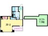 ア－クタマタニビル 1Rの間取り