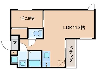 間取図 Ｓ-ＭＯＶＥ緑橋