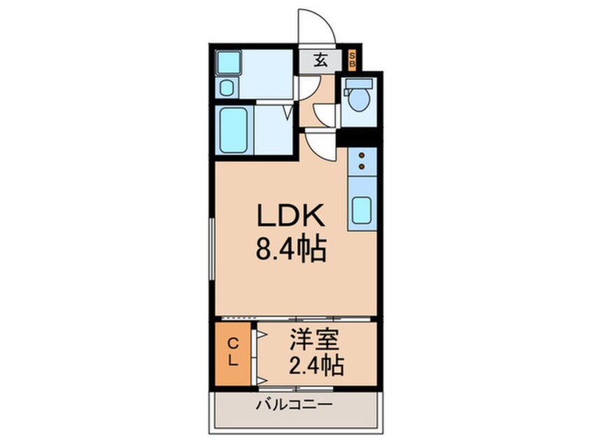 間取図 Ｓ-ＭＯＶＥ緑橋