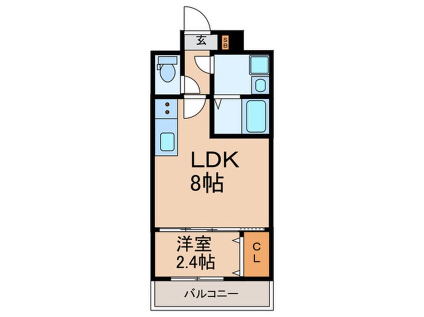 間取図 Ｓ-ＭＯＶＥ緑橋