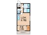 Royal Maison 城東 1LDKの間取り