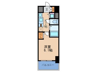 間取図 プレサンス梅田北デイズ(706)