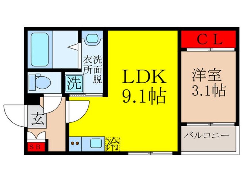 間取図 WoodGardenⅡ